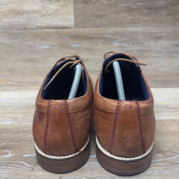 Ted Baker London Quidion Brown Leather Oxfords Men\'s Size EU 46.5 main image 6